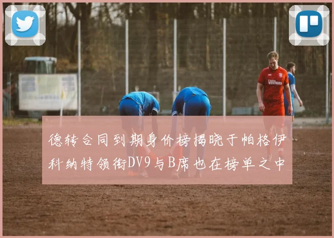 德转合同到期身价榜揭晓于帕格伊科纳特领衔DV9与B席也在榜单之中